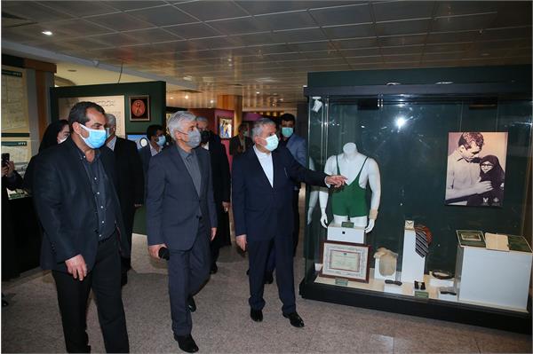 بازدید وزیر ورزش و جوانان از موزه ملی ورزش، المپیک و پارالمپیک 21