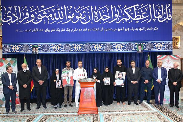 مراسم اعطا پرچم و بدرقه پرچمداران اعزامی به بازیهای آسیایی آیچی ناگویا 4