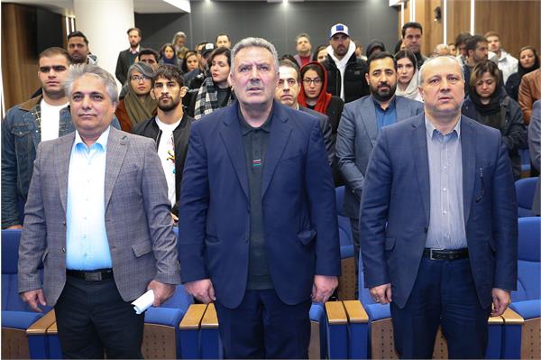 مراسم تجلیل از مدال آوران باز یهای المپیک پاریس توسط بانک سامان 36