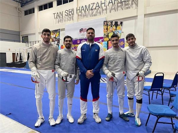 شمشیربازی زیر ۲۳ سال قهرمانی آسیا؛ پایان کار تیم سابر با کسب مدال برنز