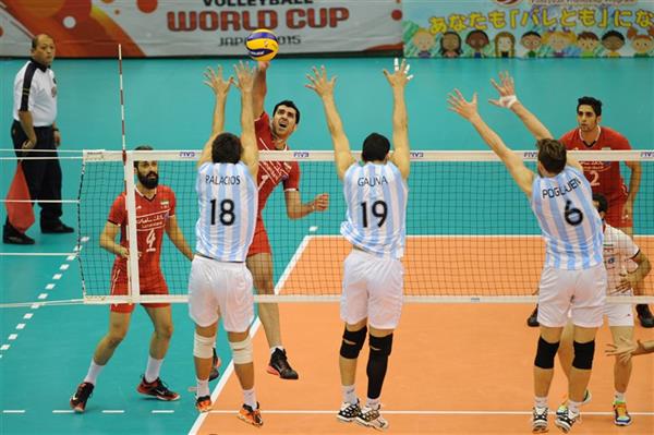 جام جهانی جام جهانی؛والیبال ایران در گام اول مغلوب آرژانتین شد