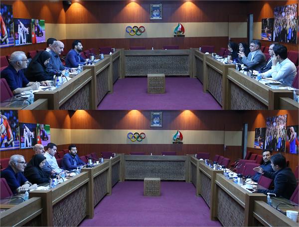 برگزاری نشست تخصصی با مسئولین  کشتی،تنیس روی میز،کبدی،ووشو و کوراش