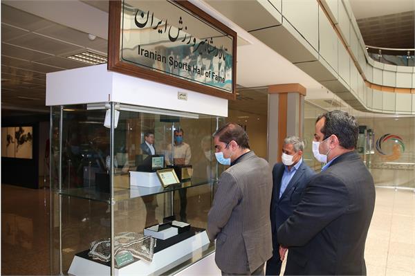 بازدید رییس کمیسیون ورزش مجلس شورای اسلامی از موزه ملی ورزش،المپیک و پارالمپیک 2