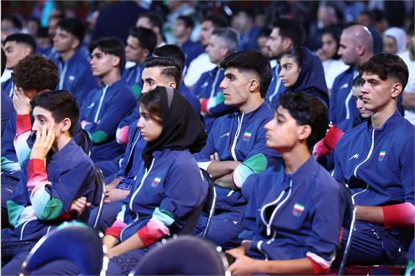 آیین بدرقه کاروان های اعزامی به بازی های آسیایی جوانان بحرین و کشورهای اسلامی ریاض 42