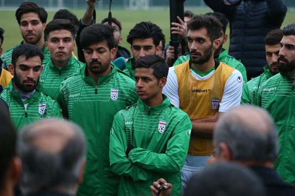 بازدید مسئولان ورزش کشور از تمرین تیم ملی فوتبال امید 5