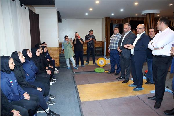 بازدید دبیرکل کمیته ملی المپیک از اردو وزنه برداری  4