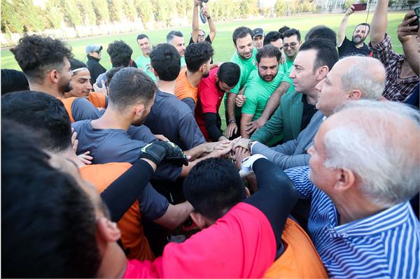 بازدید دبیرکل کمیته ملی المپیک از اردو تیم ملی فوتبال 1