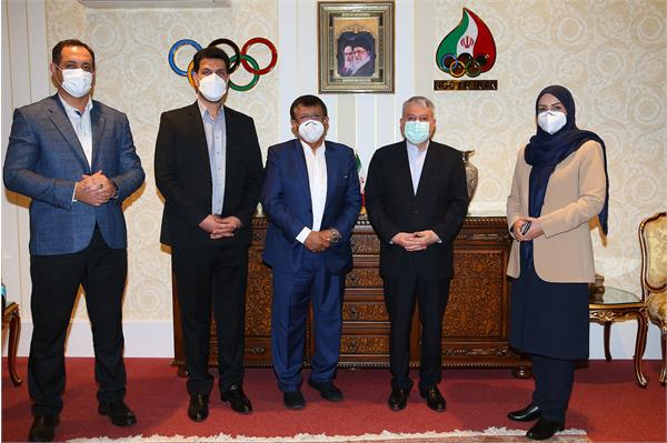 دیدار ریاست کمیته ملی المپیک با نایب رییس فدراسیون جهانی هندبال 8