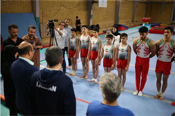 بازدید دبیرکل کمیته ملی المپیک از اردو ژیمناستیک 6