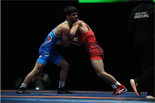 بازی های کشورهای اسلامی ریاض؛ احمدی وفا مدال اول کشتی فرنگی را دشت کرد