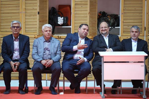 بازدید وزیر تعاون، کار و رفاه امور اجتماعی و مسئولین کمیته ملی المپیک از اردو تیم ملی کاراته 22