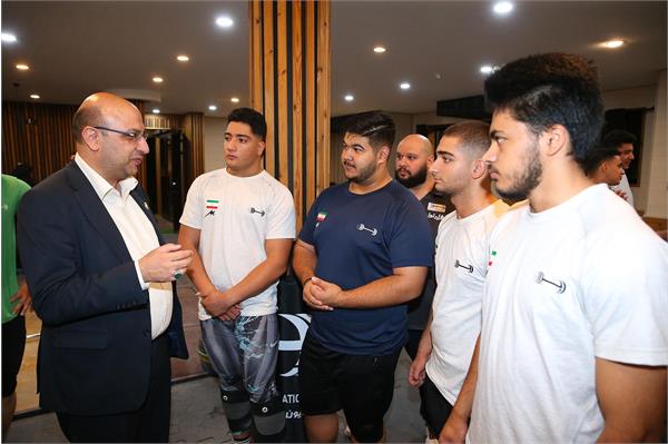 بازدید دبیرکل کمیته ملی المپیک از اردو وزنه برداری  9