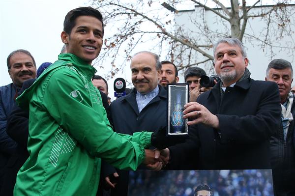 بازدید مسئولان ورزش کشور از تمرین تیم ملی فوتبال امید 19