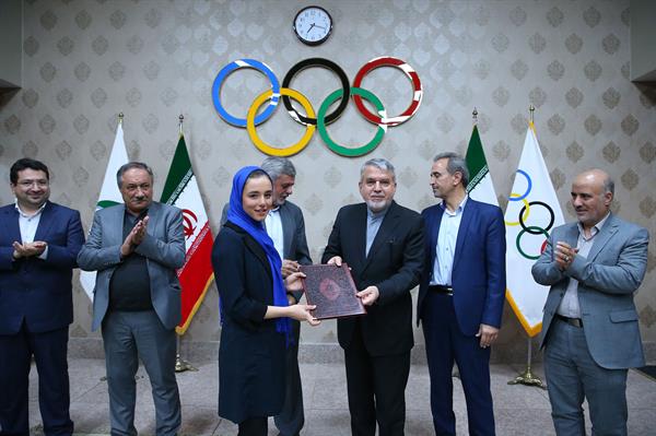 مراسم بدرقه کاروان ورزشی ایران به بازیهای المپیک زمستانی جوانان لوزان 12