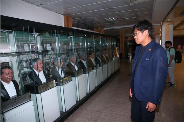 دیدار دبیرکل کمیته ملی المپیک با رییس رسانه ای شورای المپیک آسیا 27