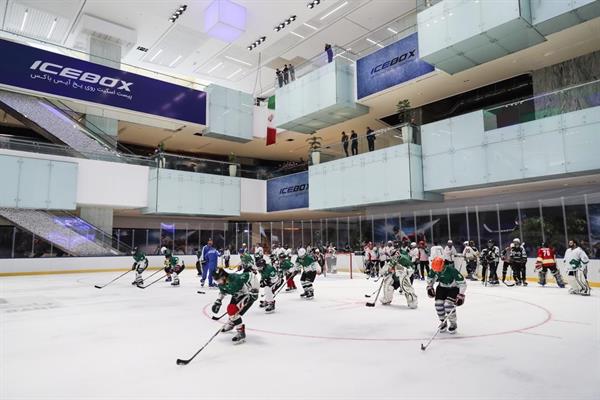 نخستین تمرین تیم ملی هاکی روی یخ ایران 2