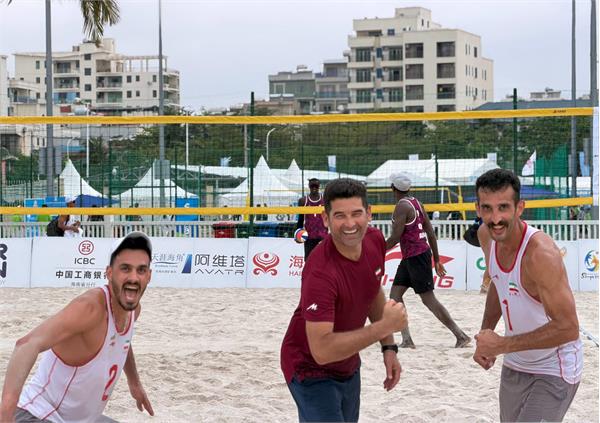 بازیهای آسیایی ساحلی سانیا ؛ دومین‌ پیروزی مقتدرانه تیم ملی والیبال ساحلی «الف» ایران