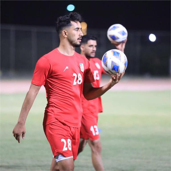 تمرین تیم ملی امید فوتبال در کربلا 1