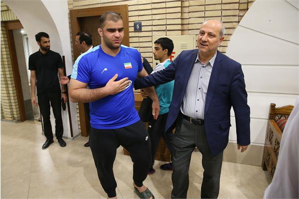 بازدید دبیرکل کمیته ملی المپیک از اردو کشتی آزاد و فرنگی 14