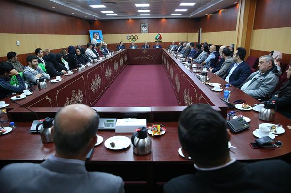 مراسم بدرقه کاروان ورزشی ایران به بازیهای المپیک زمستانی جوانان لوزان 7