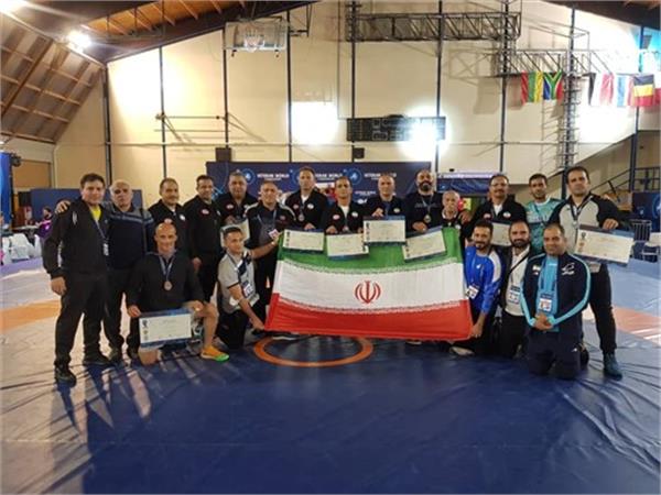 رقابت های کشتی فرنگی پیشکسوتان قهرمانی جهان؛ نمایندگان کشورمان یک مدال طلا، 3 نقره و 4 برنز در گروه های B و E کسب کردند