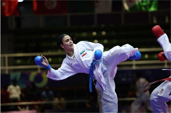 بازی های کشورهای اسلامی ریاض؛ طلای ناب سارا بهمنیار در کاراته