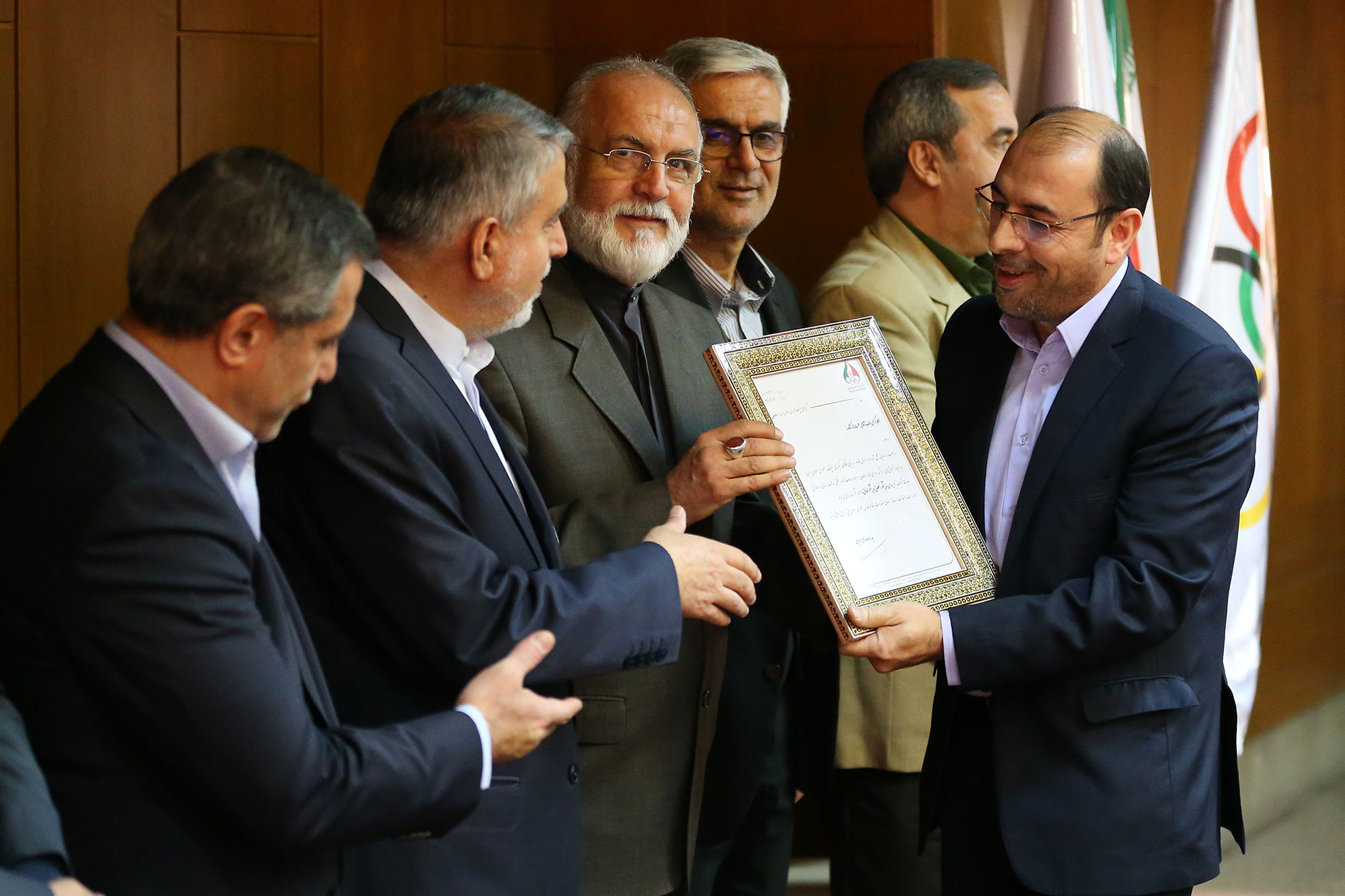 نشست ماهیانه مسوولان کمیته ملی المپیک با کارمندان کمیته ملی المپیک 32