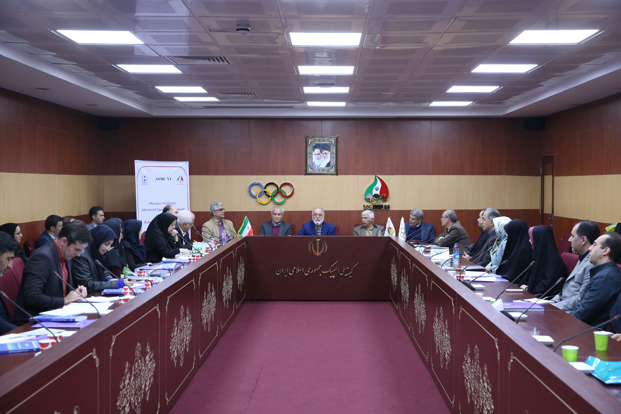 مراسم افتتاحیه دوره مدیریت ورزشی همبستگی المپیک 2