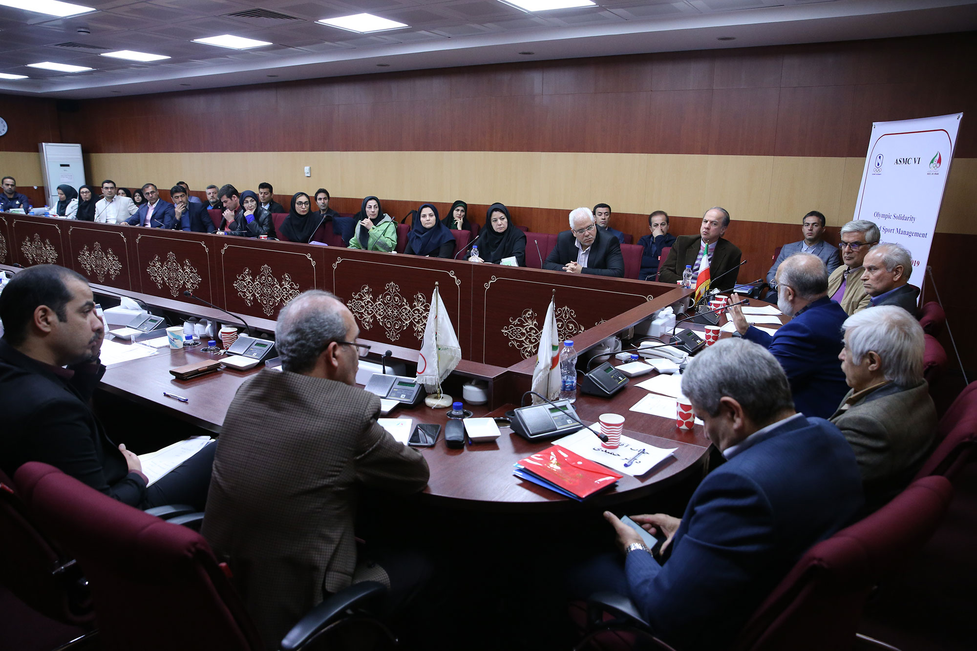 مراسم افتتاحیه دوره مدیریت ورزشی همبستگی المپیک 3