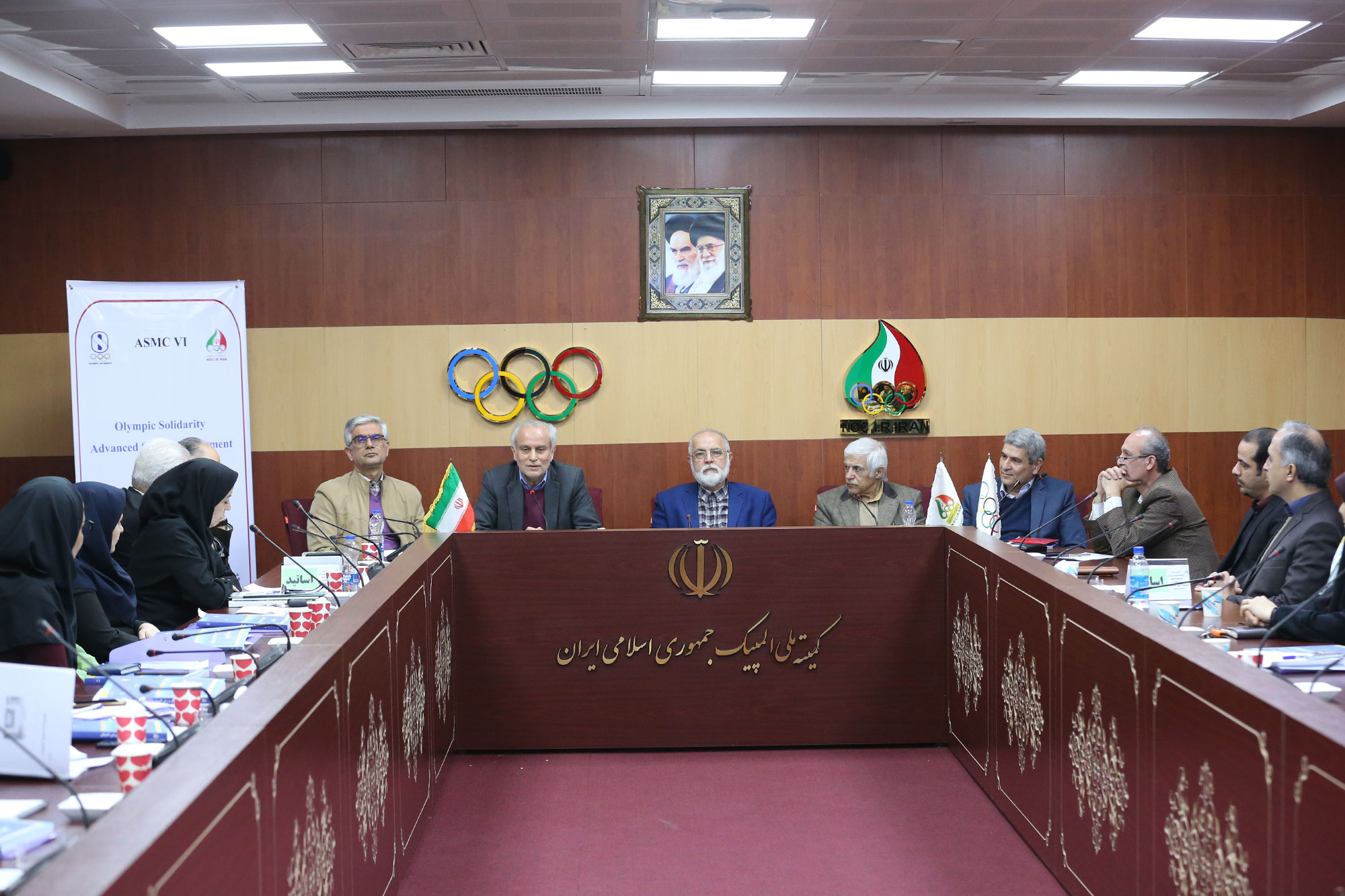 مراسم افتتاحیه دوره مدیریت ورزشی همبستگی المپیک 10