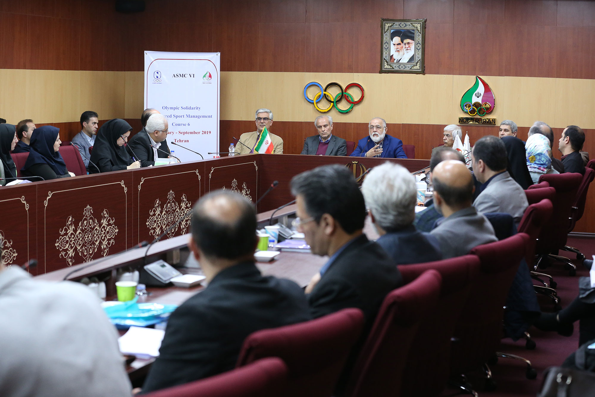 مراسم افتتاحیه دوره مدیریت ورزشی همبستگی المپیک 30