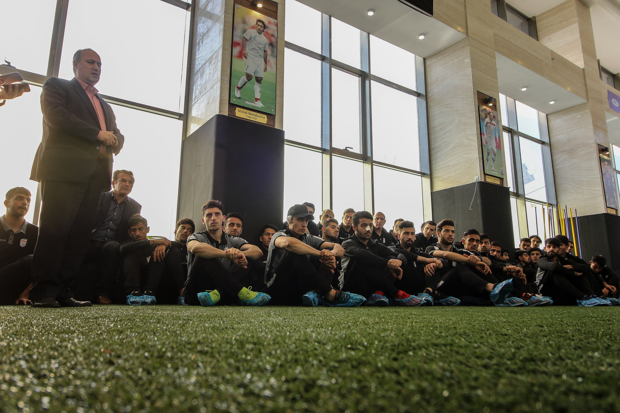 بازدید مسولان ورزش کشور از تمرینات تیم ملی امید فوتبال 10