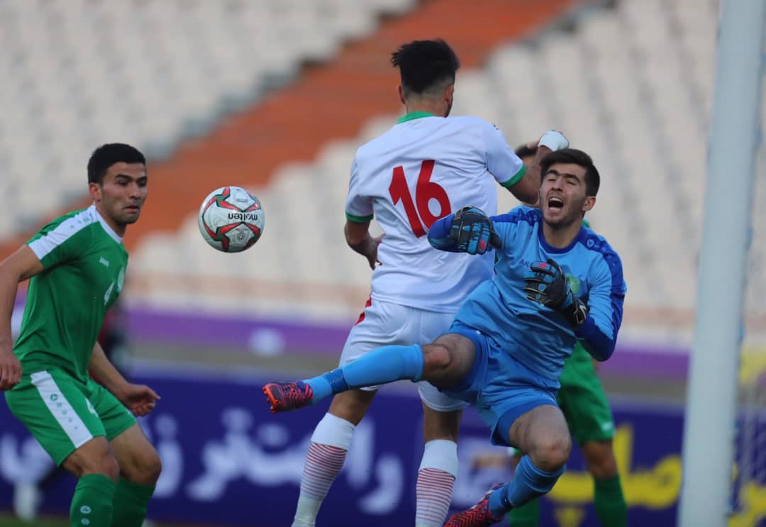 دیدار تیم ملی فوتبال المپیک ایران با ترکمنستان 3