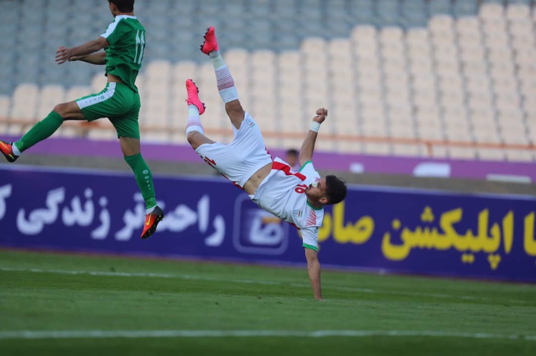 دیدار تیم ملی فوتبال المپیک ایران با ترکمنستان 8