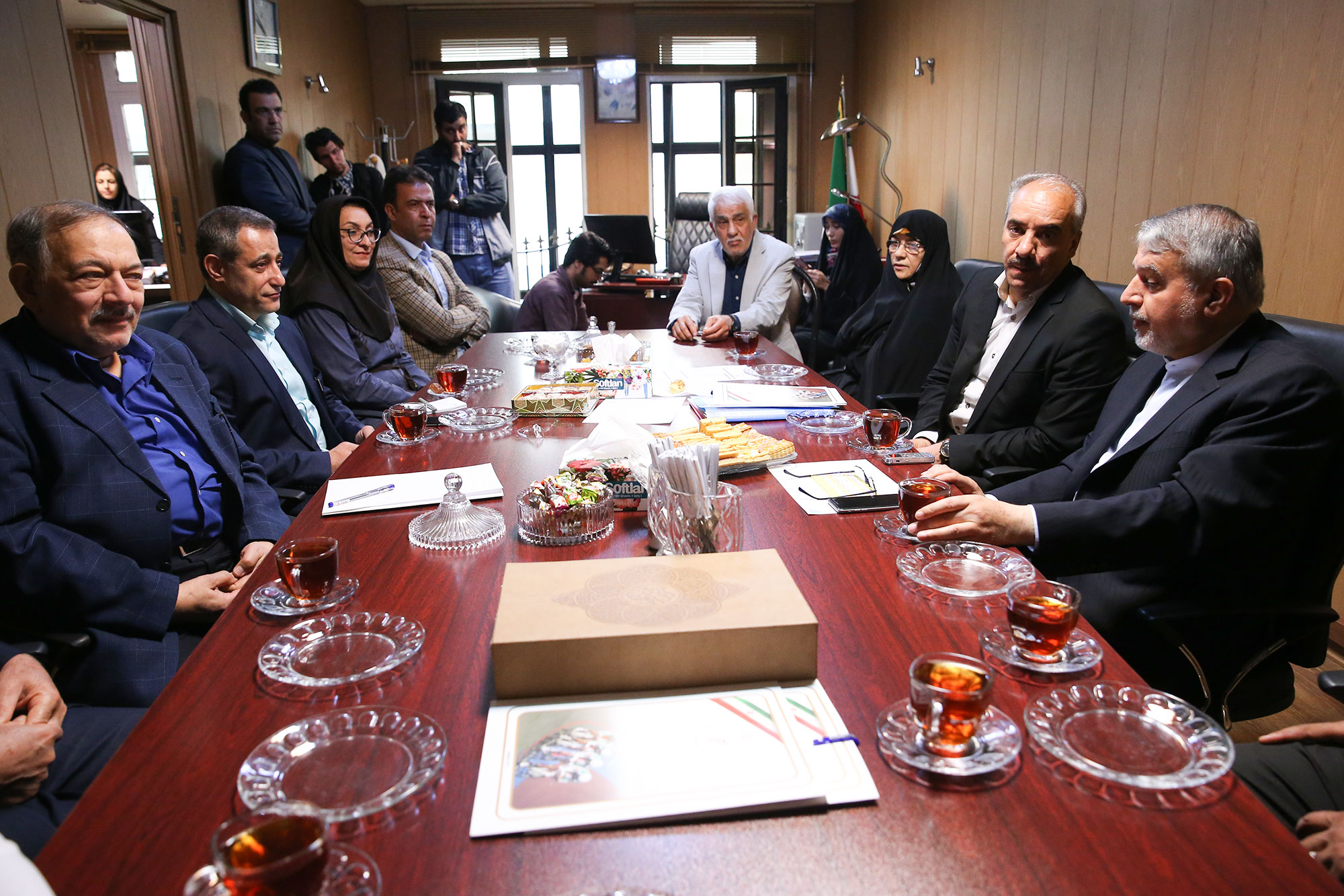 بازدید مسوولان کمیته ملی المپیک از فدراسیون های ورزشی 3