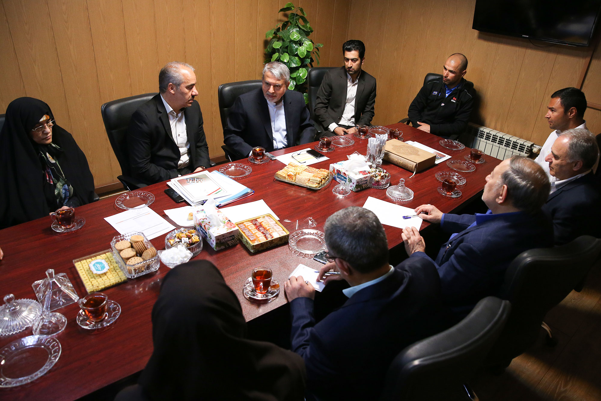 بازدید مسوولان کمیته ملی المپیک از فدراسیون های ورزشی 5