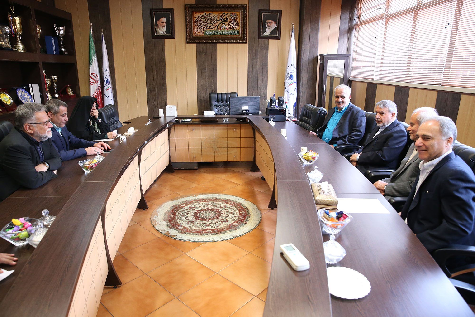 بازدید مسوولان کمیته ملی المپیک از فدراسیون های ورزشی 7