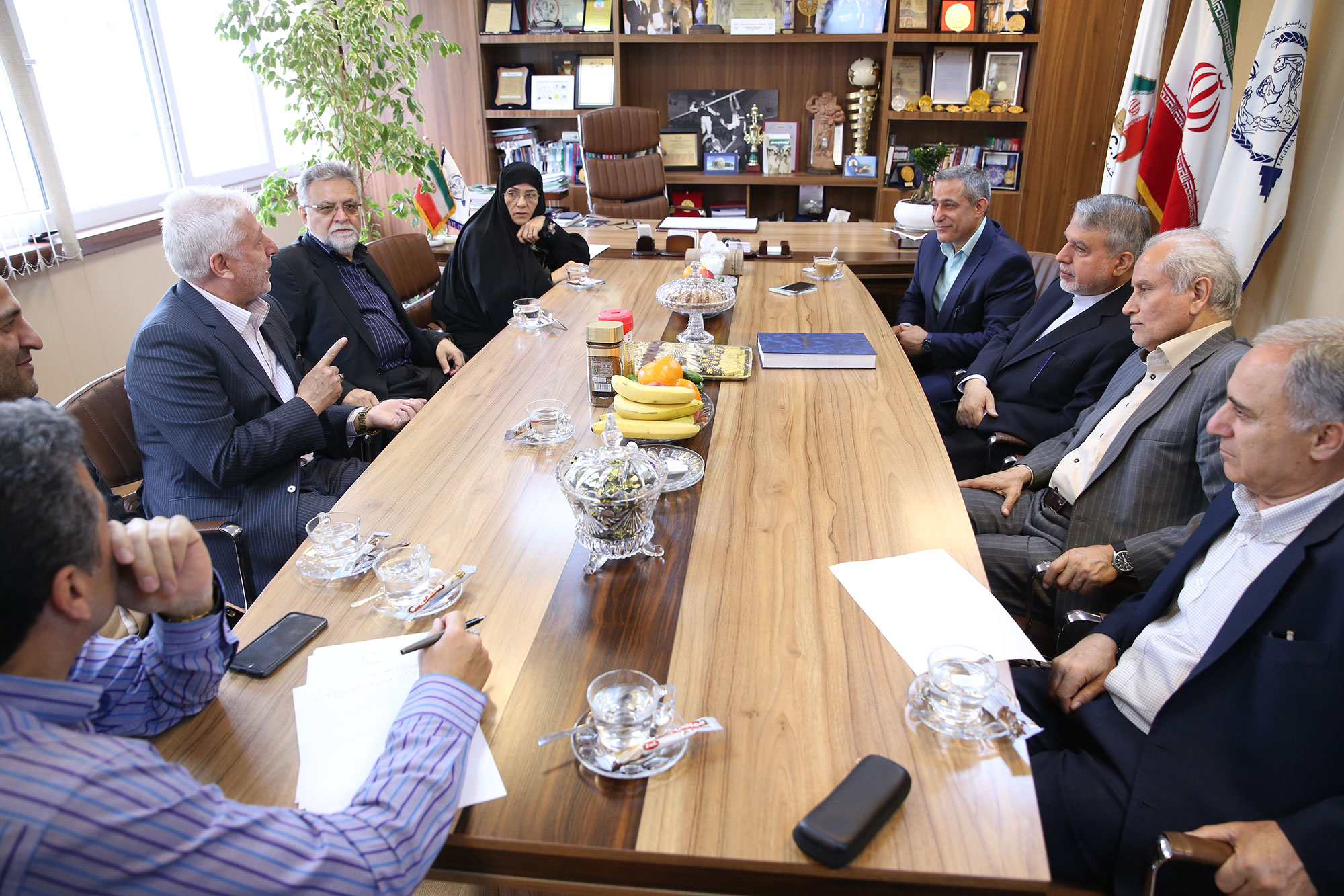 بازدید مسوولان کمیته ملی المپیک از فدراسیون های ورزشی 13