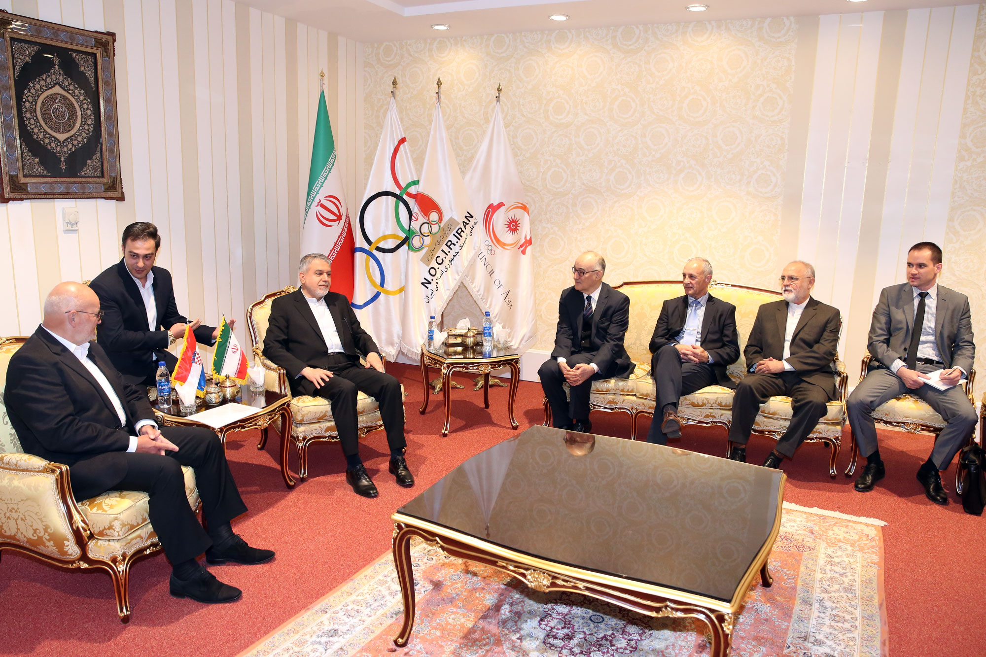 دیدار روسای کمیته ملی المپیک ایران و کرواسی 5