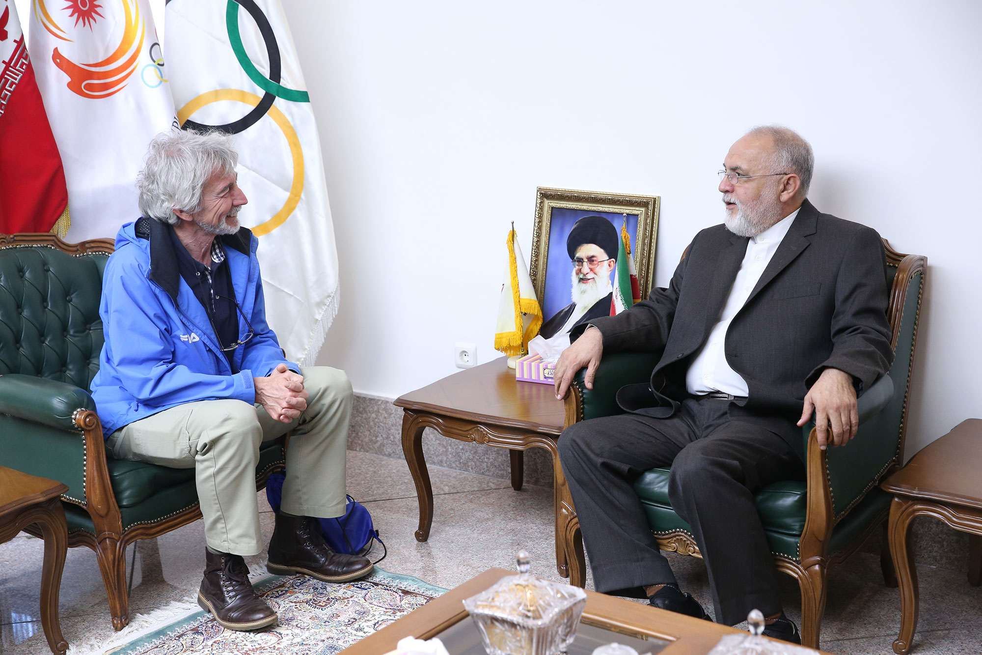 دیدار دبیرکل کمیته ملی المپیک با رییس آموزش فدراسیون جهانی تیروکمان 2