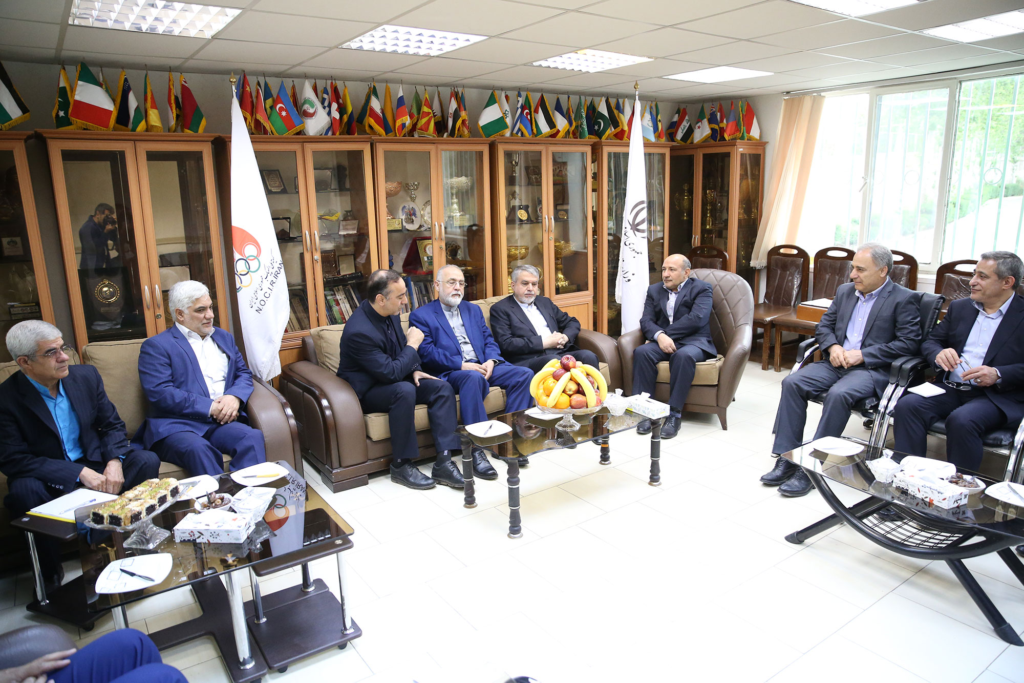 بازدید مسئولین کمیته ملی المپیک از فدراسیون های ورزشی 6