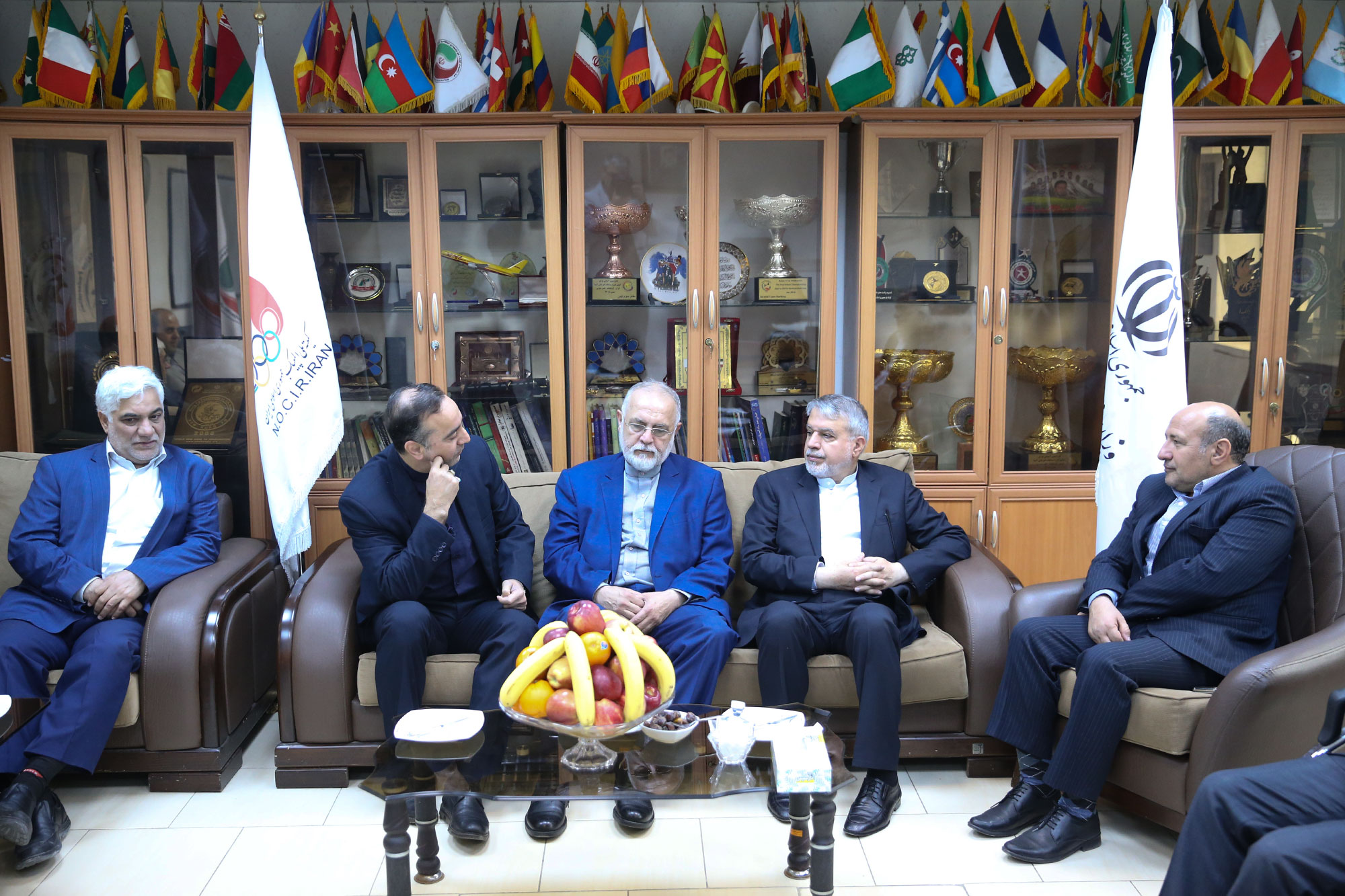 بازدید مسئولین کمیته ملی المپیک از فدراسیون های ورزشی 7