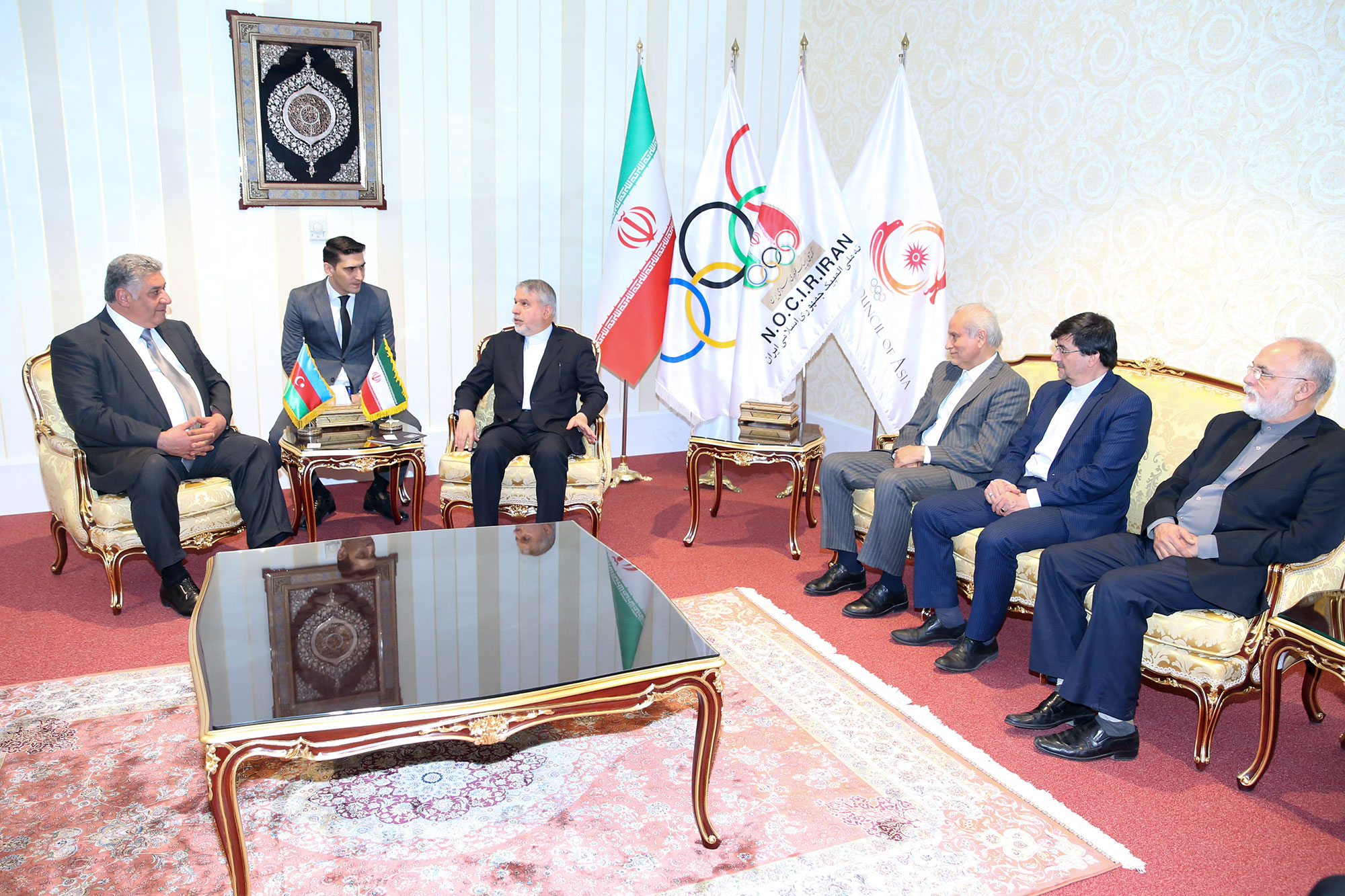 دیدار مسئولین کمیته ملی المپیک با وزیر ورزش آذربایجان 4