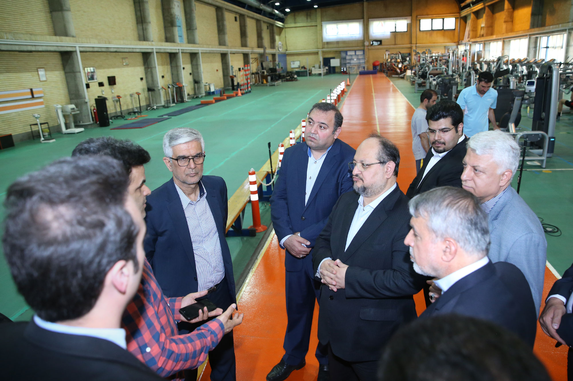 بازدید وزیر تعاون، کار و رفاه امور اجتماعی و مسئولین کمیته ملی المپیک از اردو تیم ملی کاراته 2