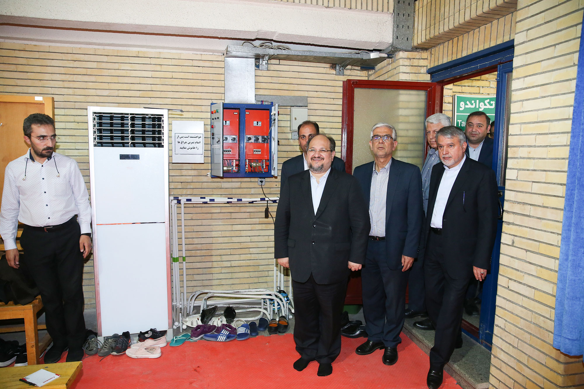 بازدید وزیر تعاون، کار و رفاه امور اجتماعی و مسئولین کمیته ملی المپیک از اردو تیم ملی کاراته 4