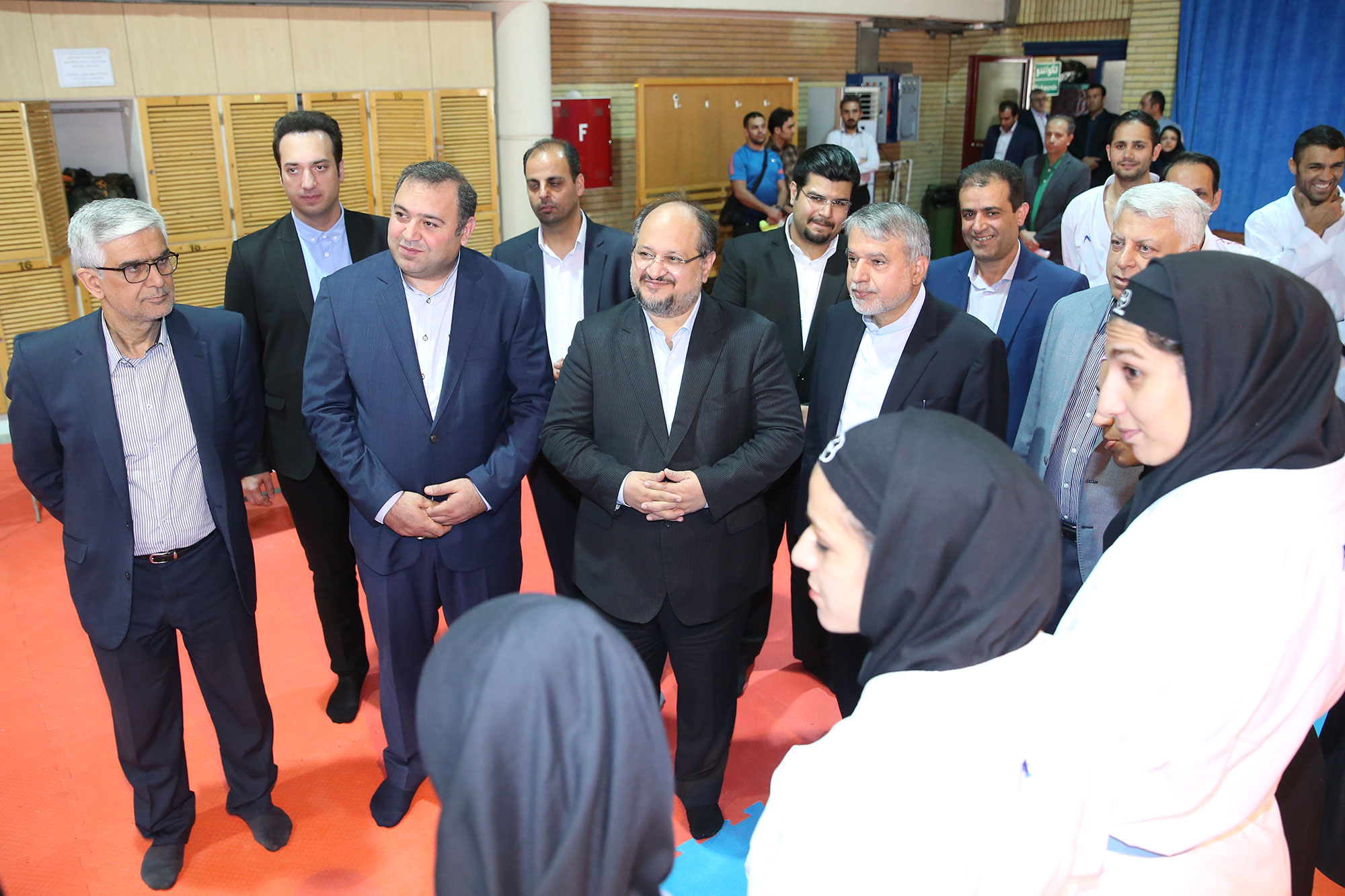 بازدید وزیر تعاون، کار و رفاه امور اجتماعی و مسئولین کمیته ملی المپیک از اردو تیم ملی کاراته 7