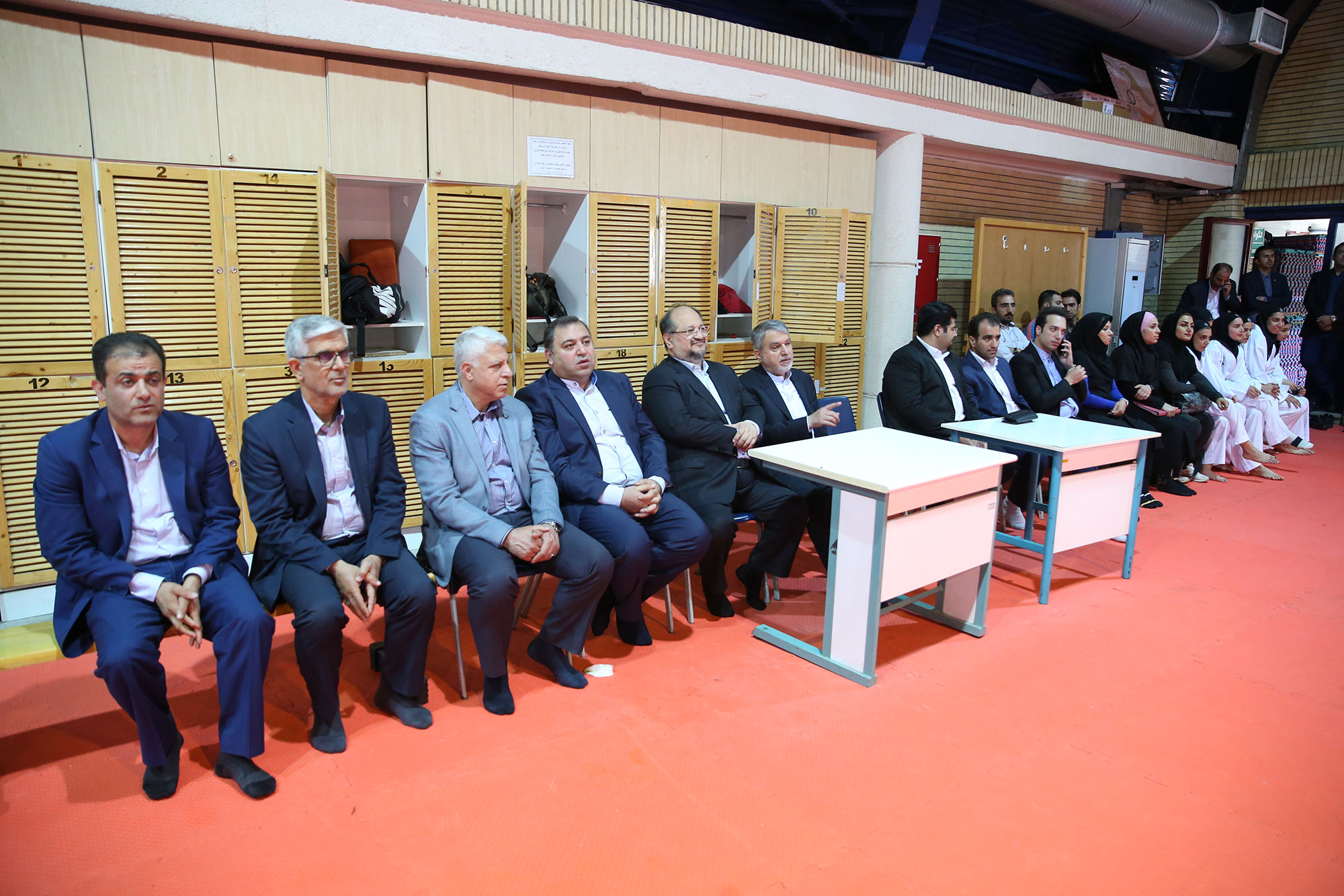 بازدید وزیر تعاون، کار و رفاه امور اجتماعی و مسئولین کمیته ملی المپیک از اردو تیم ملی کاراته 8