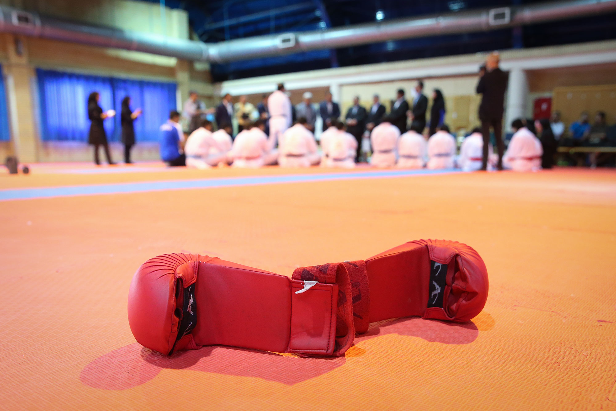 بازدید وزیر تعاون، کار و رفاه امور اجتماعی و مسئولین کمیته ملی المپیک از اردو تیم ملی کاراته 14