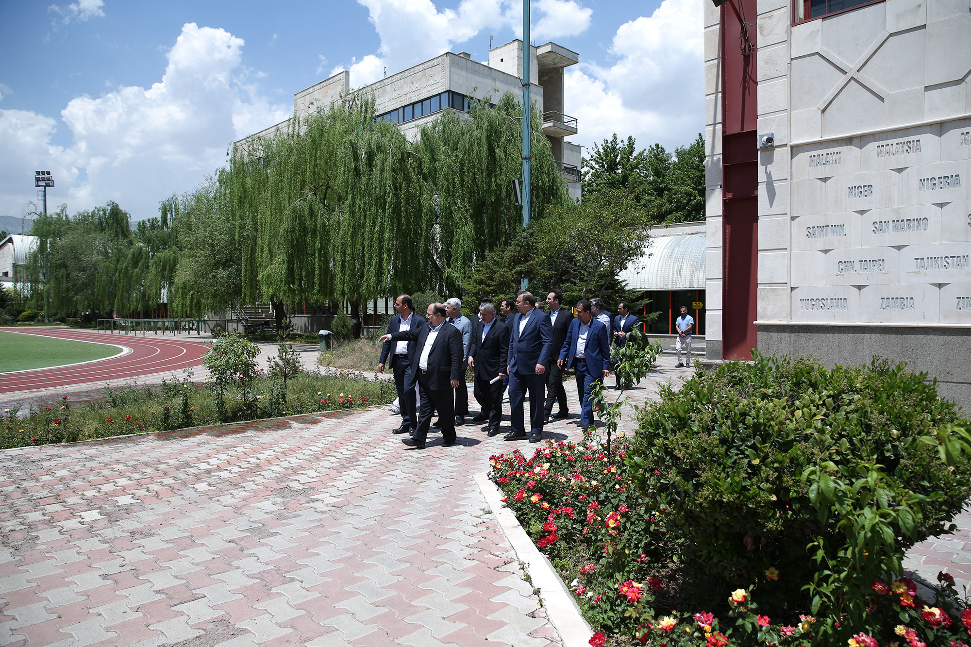 بازدید وزیر تعاون، کار و رفاه امور اجتماعی و مسئولین کمیته ملی المپیک از اردو تیم ملی کاراته 18