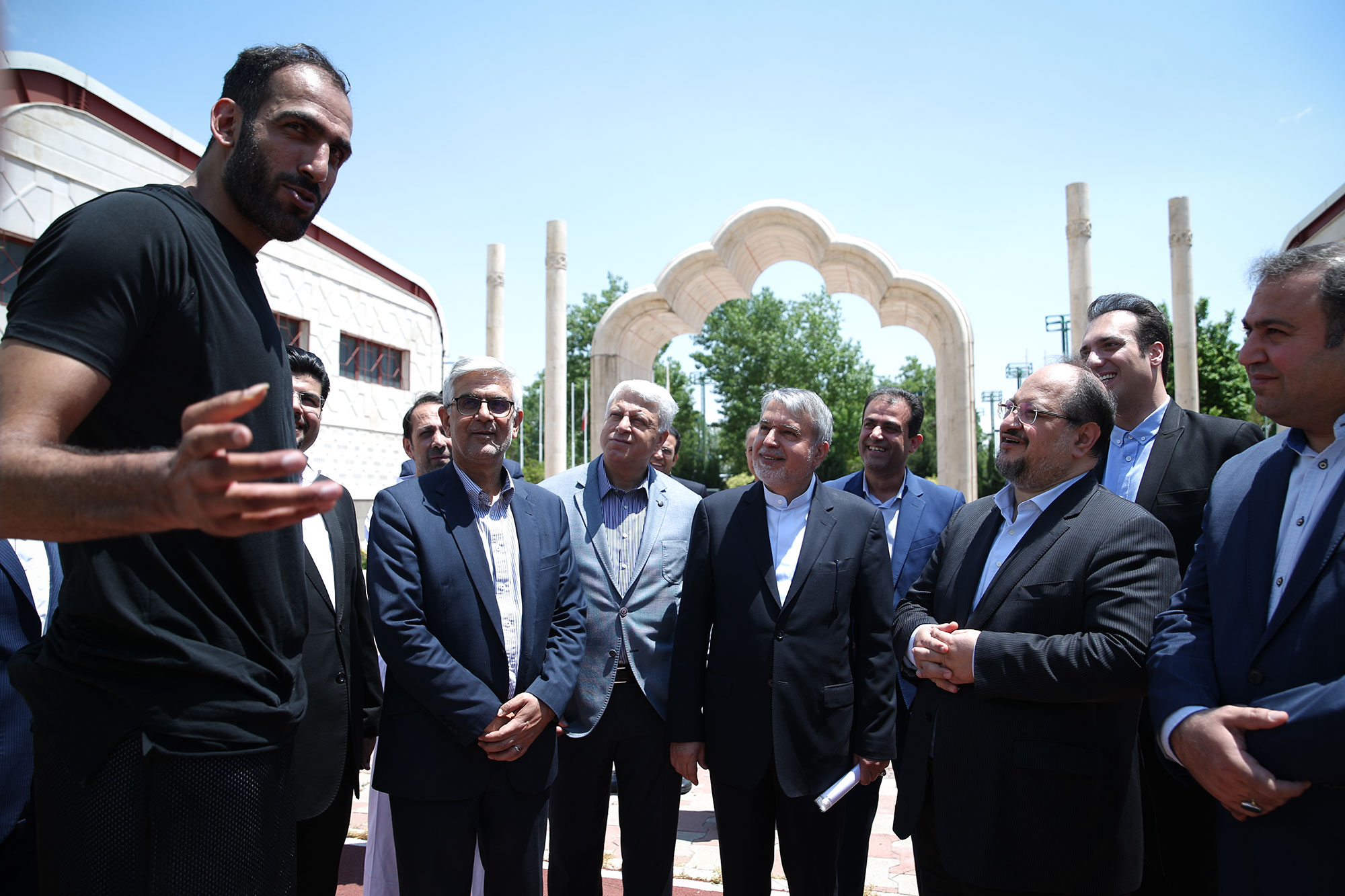 بازدید وزیر تعاون، کار و رفاه امور اجتماعی و مسئولین کمیته ملی المپیک از اردو تیم ملی کاراته 20